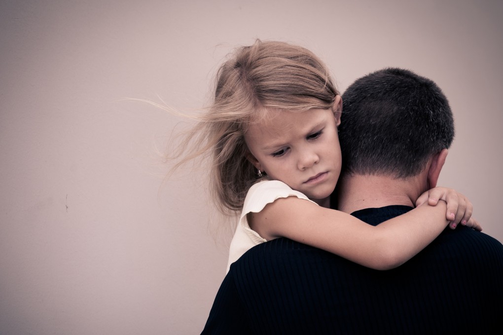 A study of more than 3,000 families in the Bristol area in England found that one in 20 fathers experienced postnatal depression in the weeks after their child was born. Researchers found a link between men with the condition and their daughters experiencing depression at the age of 18. Stock photo: Shutterstock