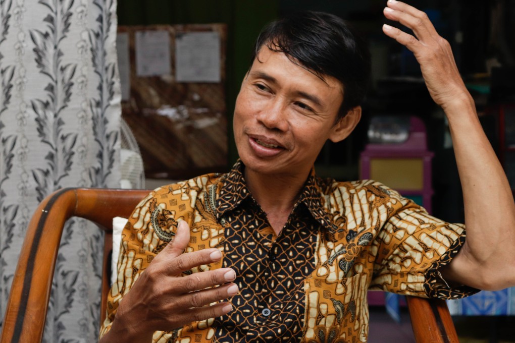 Pak Andi, a 52-year-old Surabayan native, recalls the May 13 bombing that injured his family. Photo: Bayu Mahardika