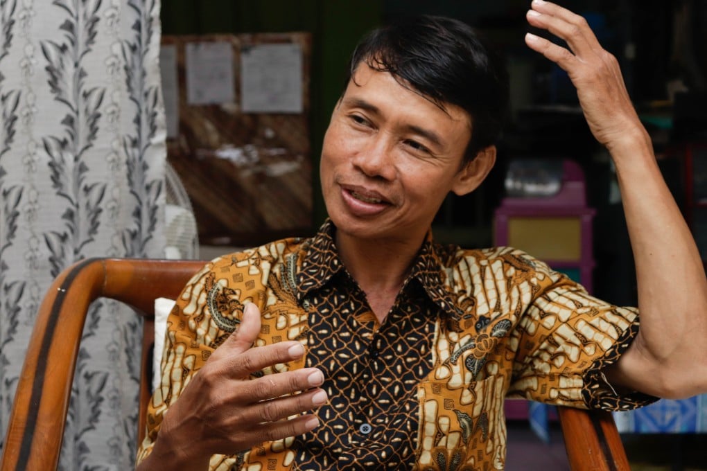 Pak Andi, a 52-year-old Surabayan native, recalls the May 13 bombing that injured his family. Photo: Bayu Mahardika