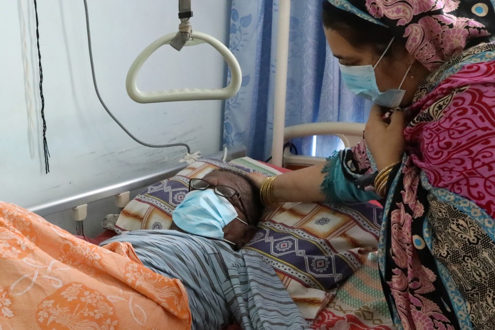 Yousaf Akbar is mostly bedridden or on a wheelchair after losing the use of his legs. Photo: K. Y. Cheng