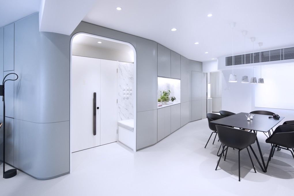 The interiors of this Bean Buro-designed family home were inspired by Finnish architect Alvar Aalto’s sculptural curves. Photography: Bean Buro