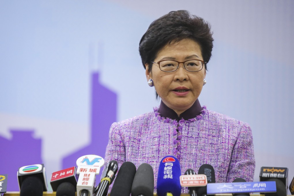 Hong Kong Chief Executive Carrie Lam said Justice Secretary Teresa Cheng had no conflict of interest in the case involving former chief executive Leung Chun-ying. Photo: Simon Song