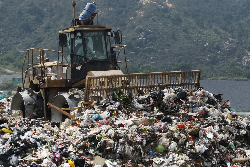 The West New Territories landfill in Nim Wan, Tuen Mun. Photo: Edward Wong