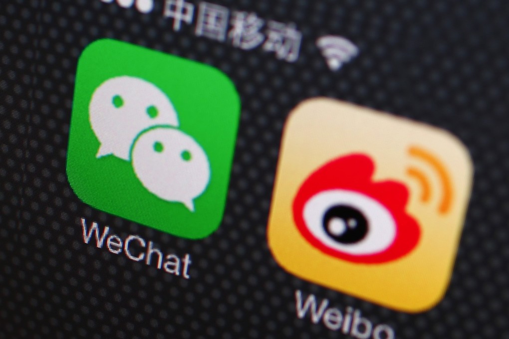 Social media platforms such as WeChat and Weibo are many Chinese people’s primary source of information. Photo: Reuters