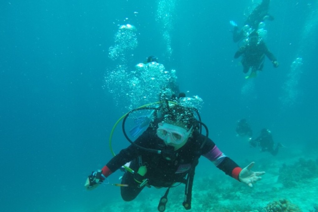 Kara Ngai says diving helped her step outside her comfort zone and restore her confidence. Photo: Handout