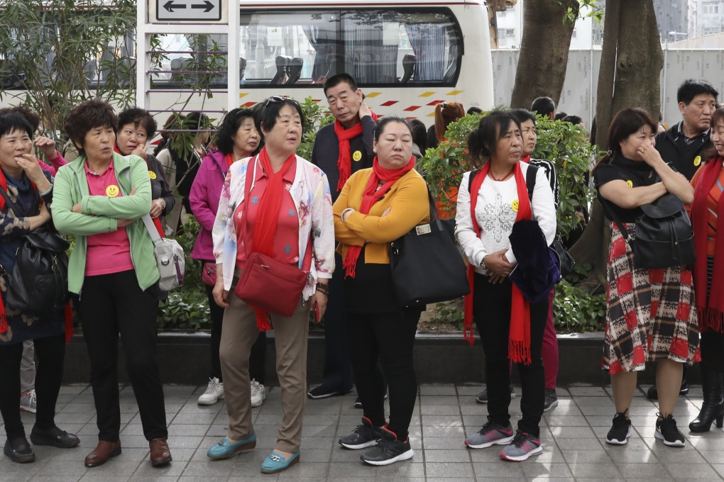Tourists in To Kwa Wan. Photo: Nora Tam