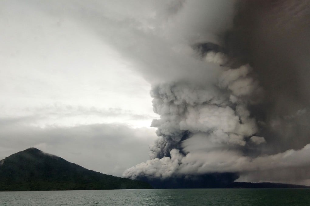 Anak Krakatoa erupted last week, triggering a deadly tsunami. Photo: AFP