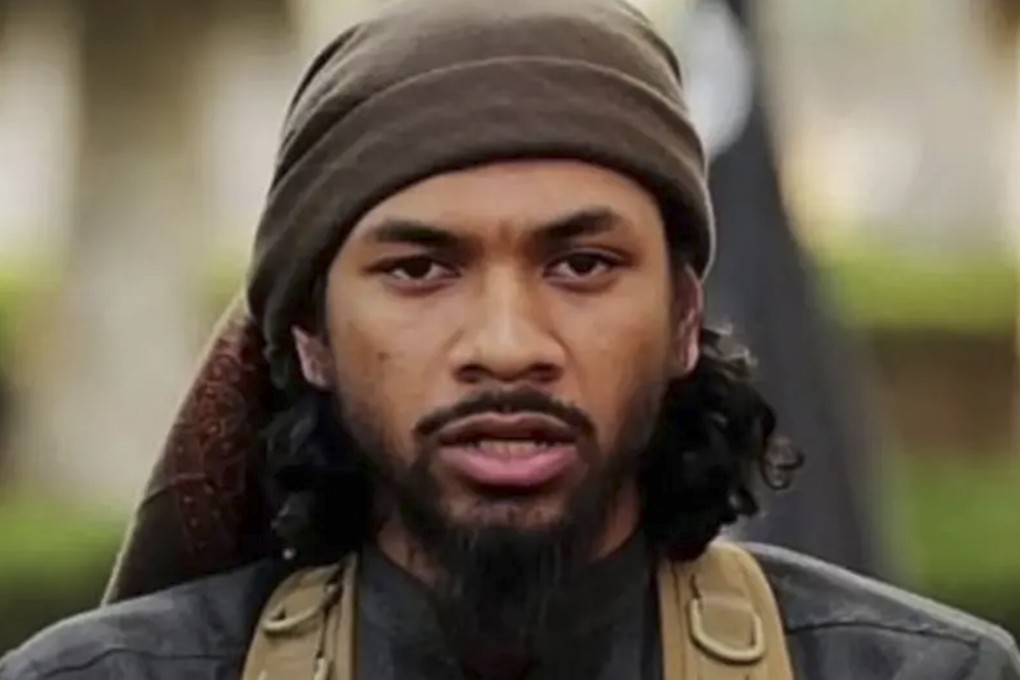 Neil Prakash, also known as Abu Khaled al-Cambodi, in a photograph from an IS propaganda video. Photo: YouTube