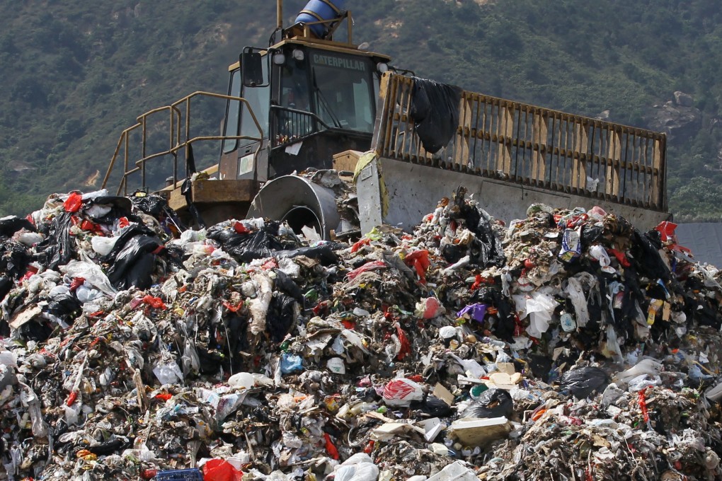 Textile waste is on the rise as part of materials dumped in Hong Kong’s landfills. Photo: Edward Wong