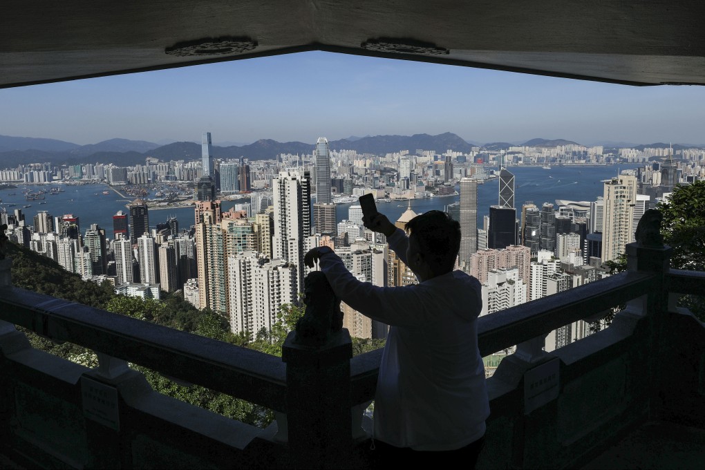 The view of the city from The Peak. Photo: Sam Tsang