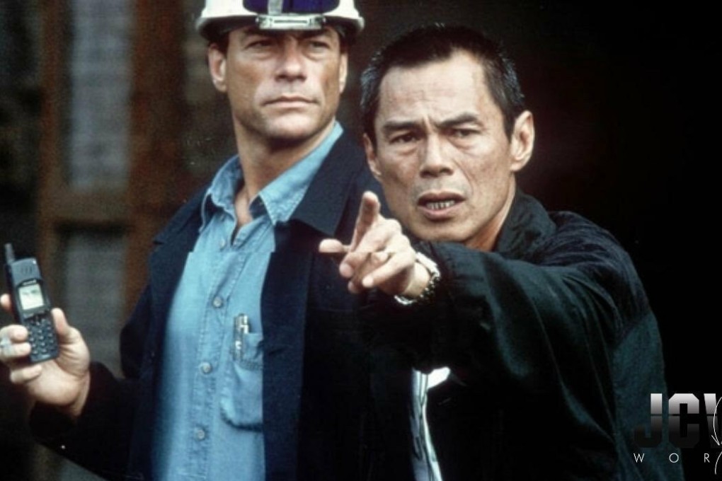 Jean-Claude Van Damme and Ringo Lam on the set of one of their movies together. Photo: JCVD/Twitter