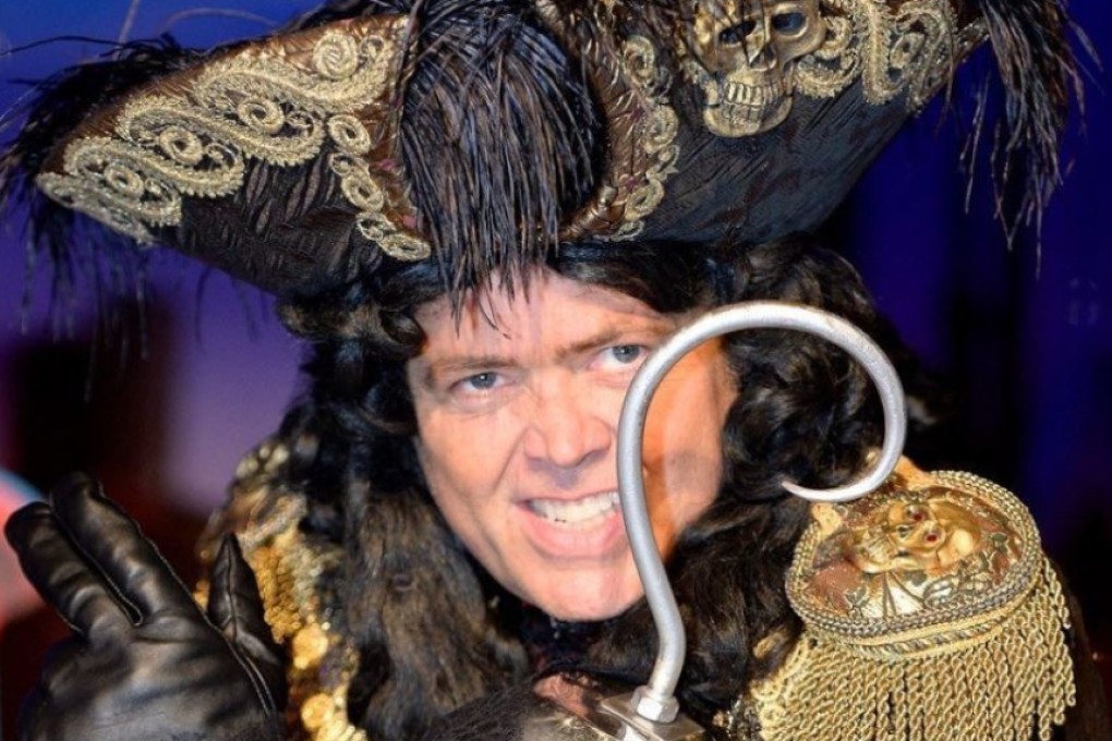 Jimmy Osmond as Captain Hook in the pantomime Peter Pan. Photo: Twitter / @jimmyosmond