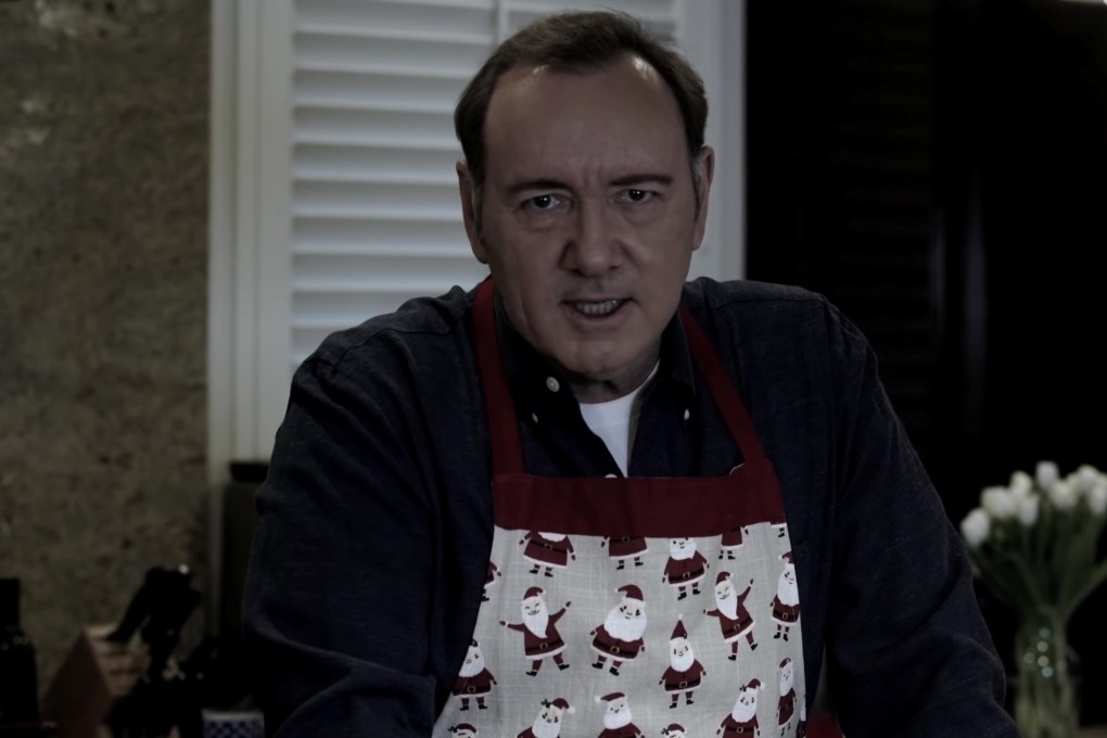 In a video released on Christmas Eve, Kevin Spacey stands in a kitchen and rants, ostensibly as his House of Cards character Frank Underwood, about individuals who rush to judgment and those who wish to see him punished. Photo: Reuters