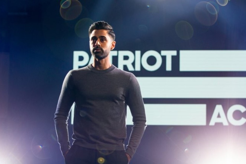 A promotional photo for ‘Patriot Act with Hasan Minhaj’. Photo: Netflix