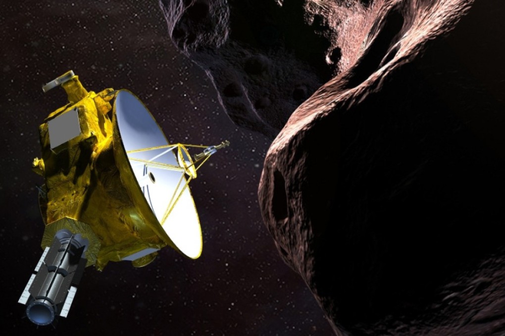 An artist's impression of Nasa’s New Horizons spacecraft encountering Ultima Thule. Photo: AFP