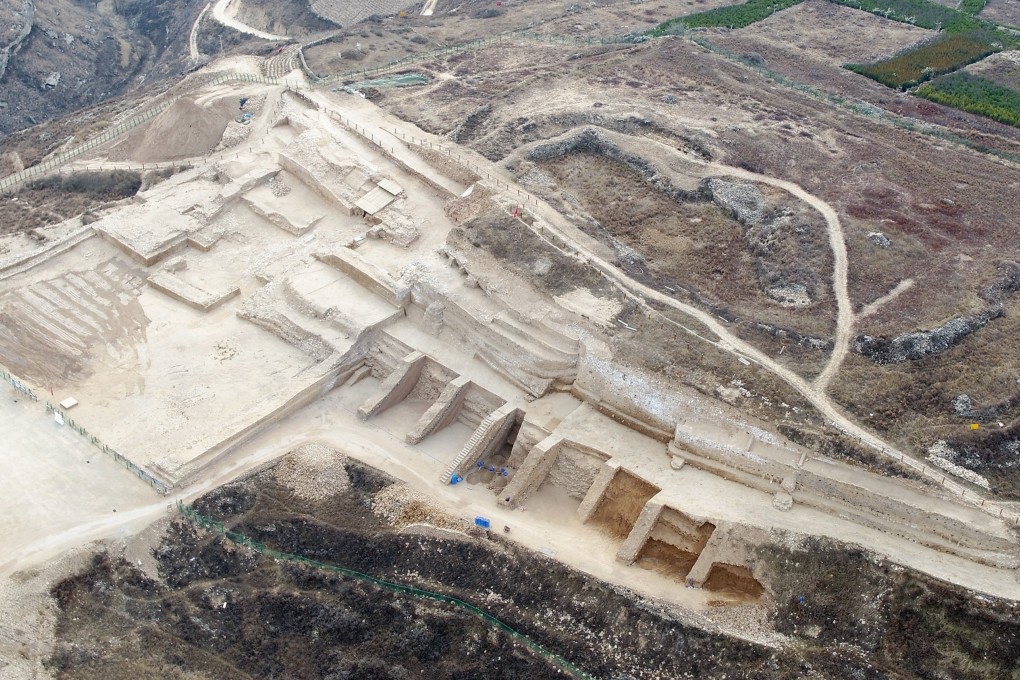 Shimao covers about 4 sq km and is China’s largest prehistoric archaeological site, comprising fortifications, palaces, houses, tombs and sacrificial altars. Photo: Xinhua