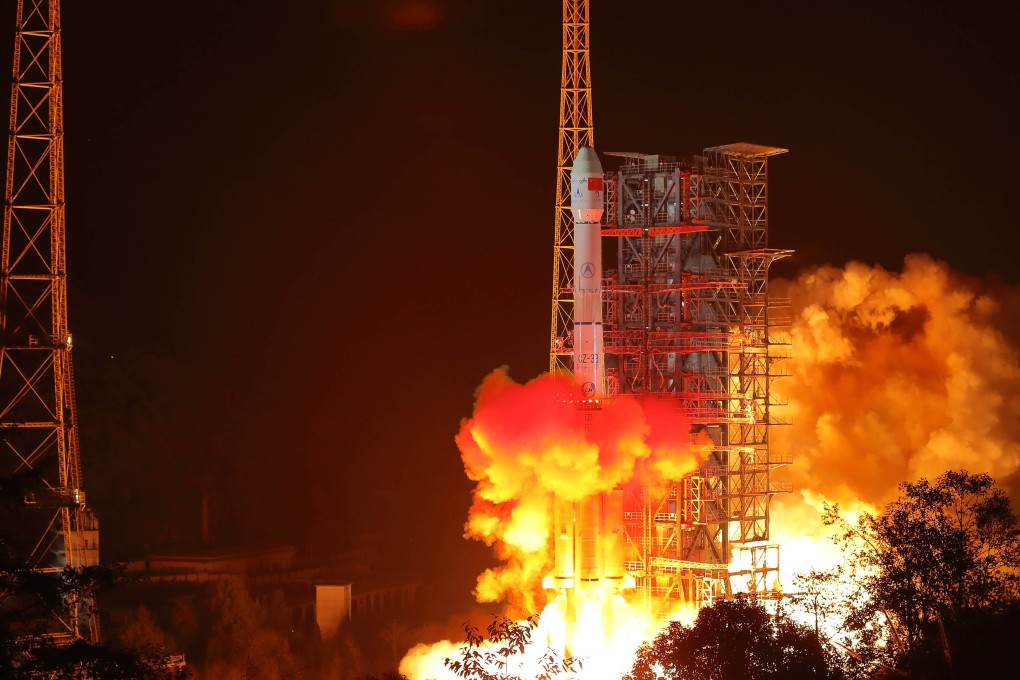 Chang’e-4 lifted off in early December and landed safely on the moon on Thursday. Photo: Xinhu