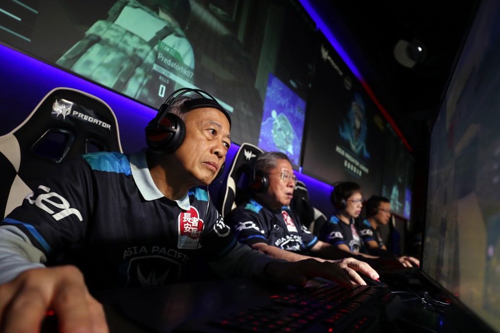 Senior players prove they can keep up with their younger peers in e-sports. Photo: Winson Wong