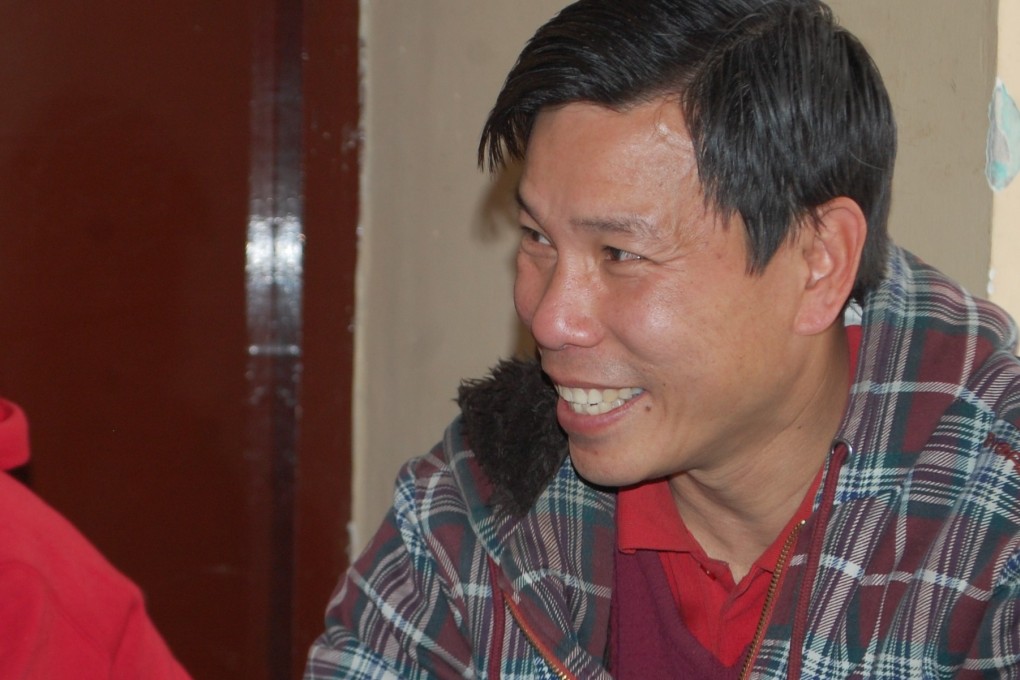 Dr Wee Teck Young with Inaam at the office of the Afghan Peace Volunteers. Photo: Ezzatullah Mehrdad