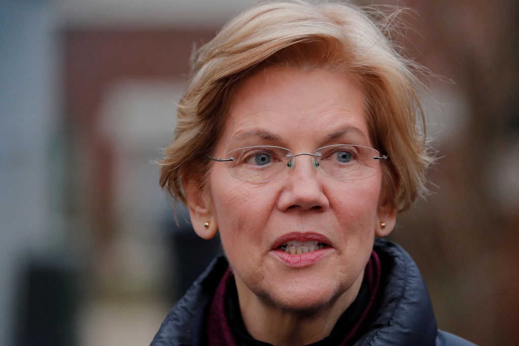 Elizabeth Warren speaks to reporters after announcing she has formed an ‘exploratory committee’ to run for president in 2020 on December 31, 2018. Photo: Reuters
