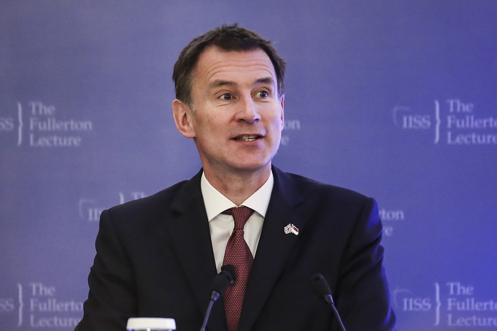 Britain's Foreign Secretary Jeremy Hunt. Photo: AP