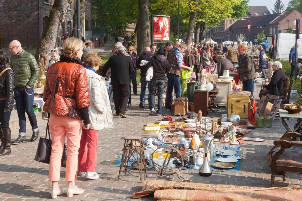The Tongeren flea market in Belgium. Picture: Alamy