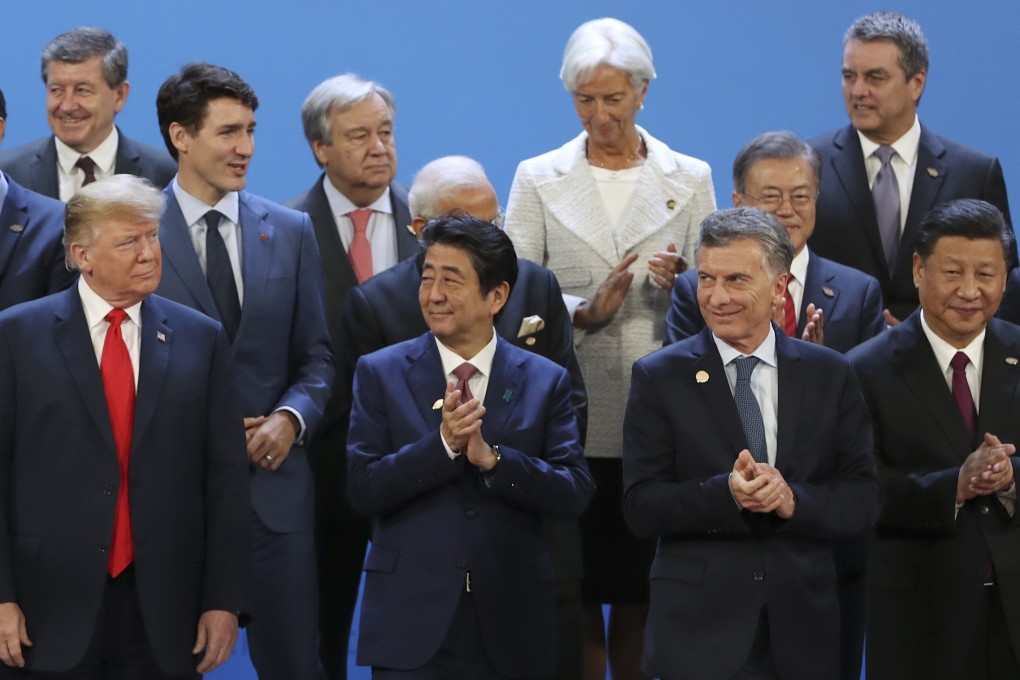 World leaders gather for a group photo at the start of the G20 Leader's Summit at the Costa Salguero Center in Buenos Aires, Argentina, Friday, November 30, 2018. Photo: AP