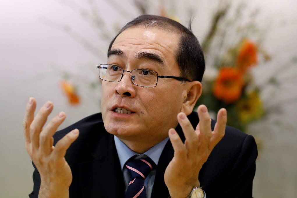 Thae Yong-ho, North Korea’s former deputy ambassador to London, who defected to the South. Photo: Reuters