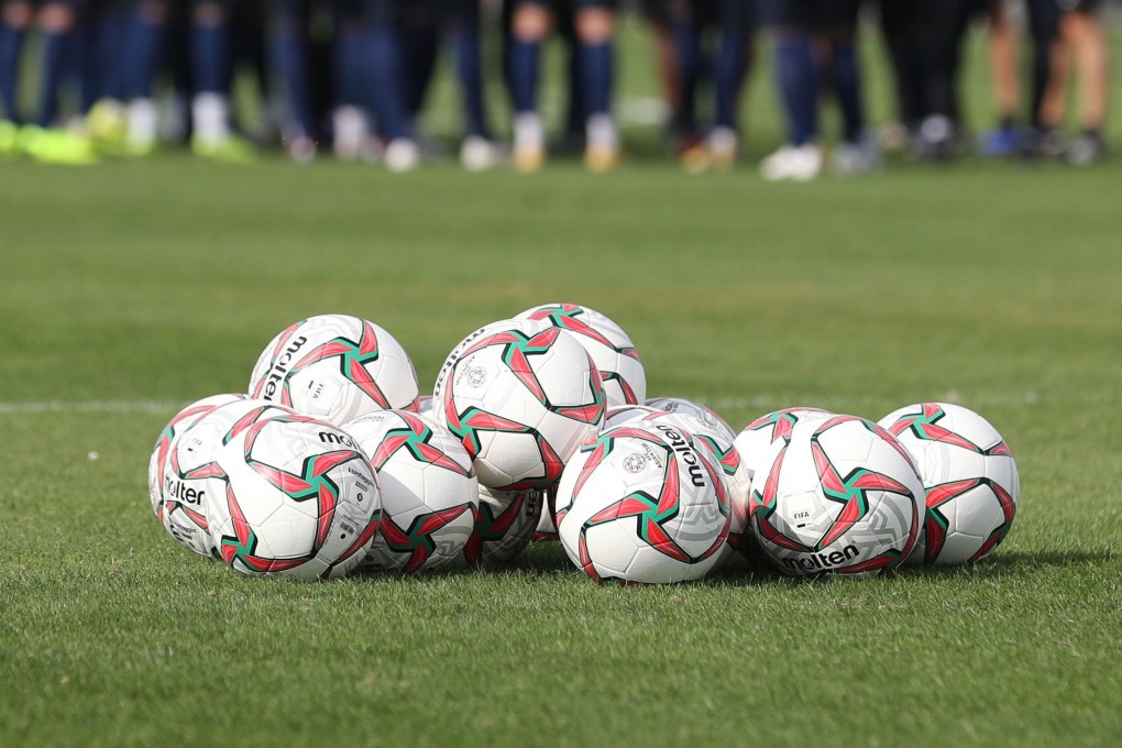 Oman's football team participates in a training session in the Emirati capital Abu Dhabi ahead of the AFC Asian Cup. Photo: AFP