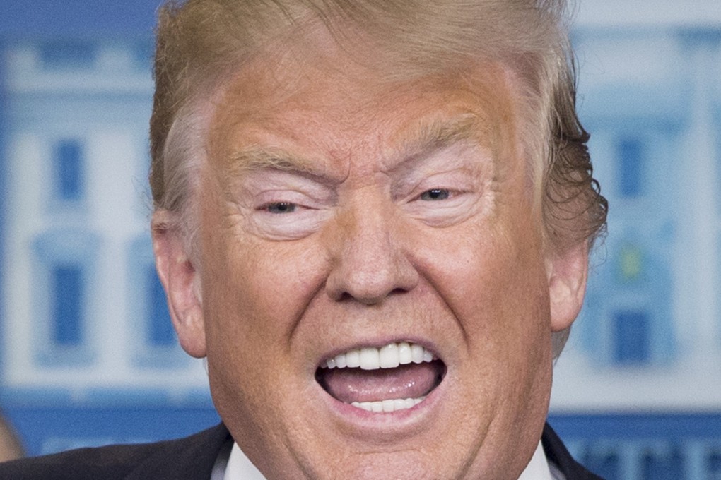 epa07260658 US President Donald J. Trump finishes delivering a statement on border security and the ongoing partial shutdown of the federal government, with members of the National Border Patrol Council, in the James Brady Press Briefing Room of the White House in Washington, DC, USA, 03 January 2019. A partial shutdown of the government began when Congress and Trump failed to strike a deal before a 22 December 2018 deadine, due to differences regarding border security. EPA-EFE/MICHAEL REYNOLDS
