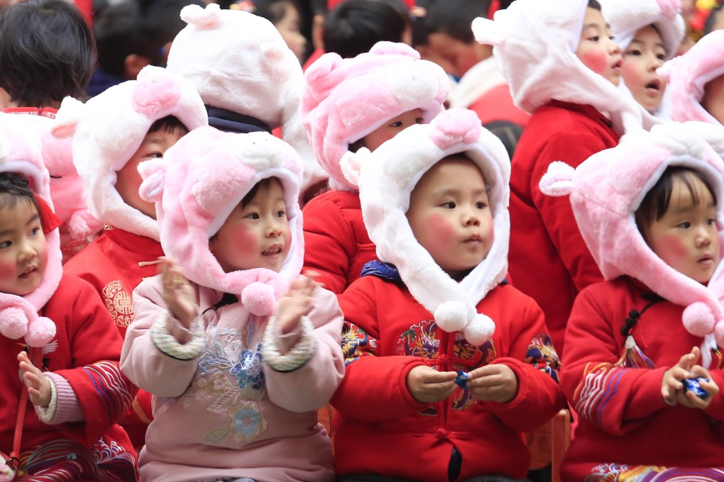 Official statistics due later this month are expected to show the number of children born in mainland China last year was the lowest since 2000. Photo: Xinhua