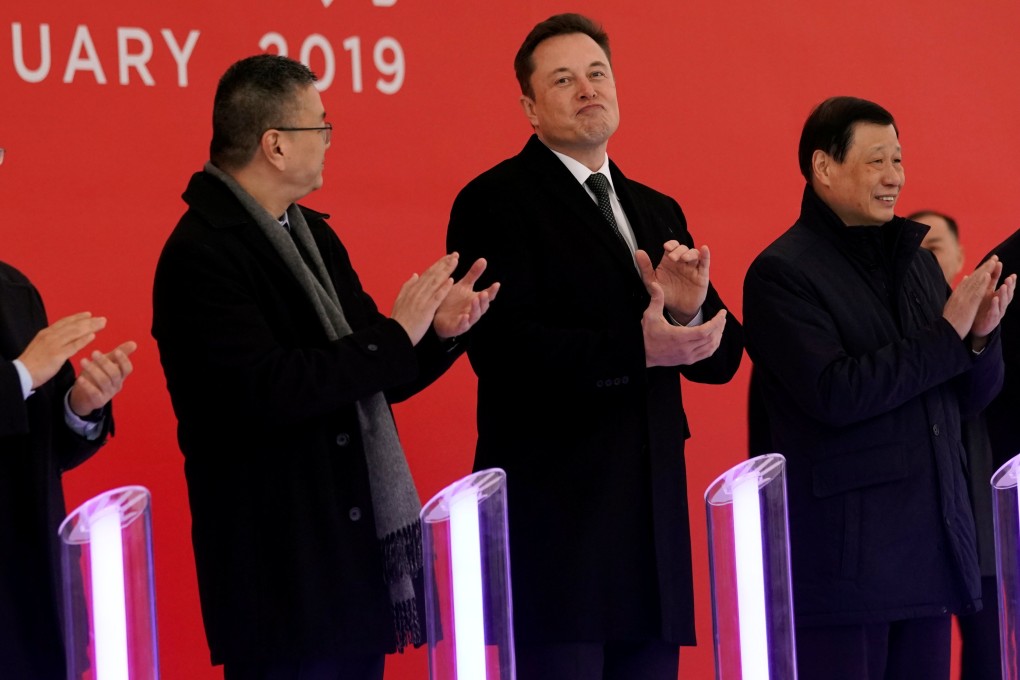 Tesla CEO Elon Musk attends the Tesla Shanghai Gigafactory groundbreaking ceremony in Shanghai, China January 7, 2019. Photo: Reuters