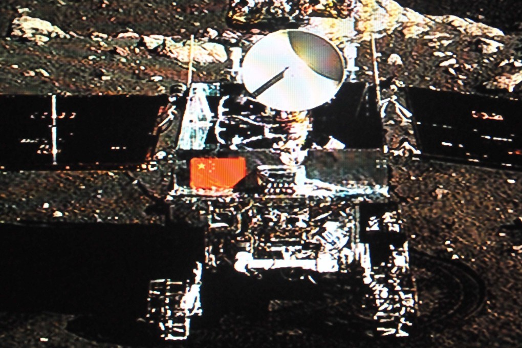 The Yutu rover’s mission is to collect samples and identify what minerals are on the moon. Photo: AFP