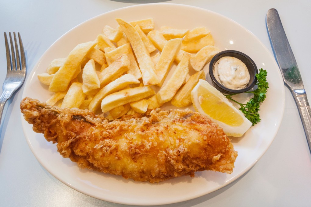 Fish and chips from Poppy’s in Spitalfields. London has a long history of fish and chip shops.