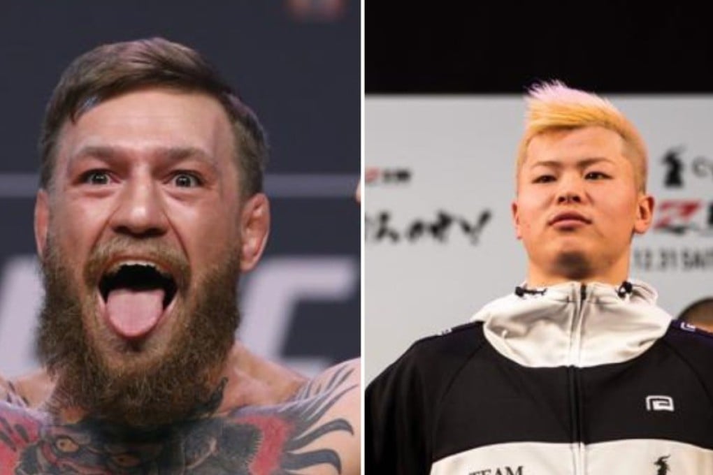 Conor McGregor and Tenshin Nasukawa. Photo: AP/AFP