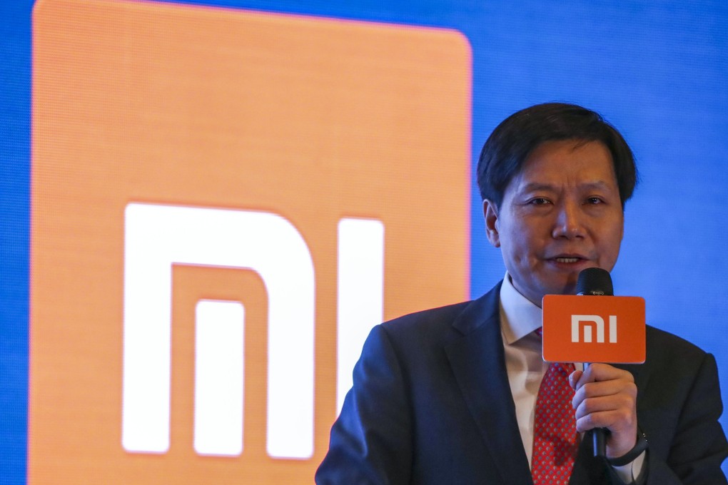 Founder and Executive Director and Chief Executive Officer of Xiaomi, Lei Jun, at the Xiaomi Management Presentation and media questions and answers, at the Four Seasons Hotel in Central. 23JUN18 SCMP / Edward Wong