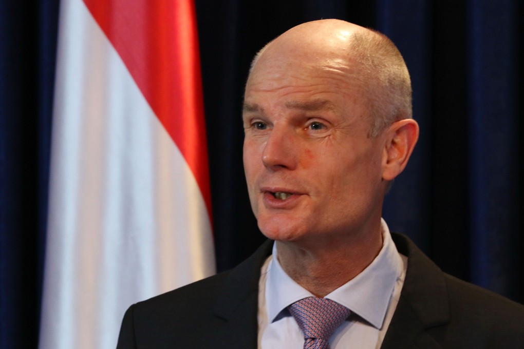 Dutch Foreign Minister Stef Blok in Arbil, the capital of the autonomous Kurdish region of northern Iraq, on December 18. Photo: AFP