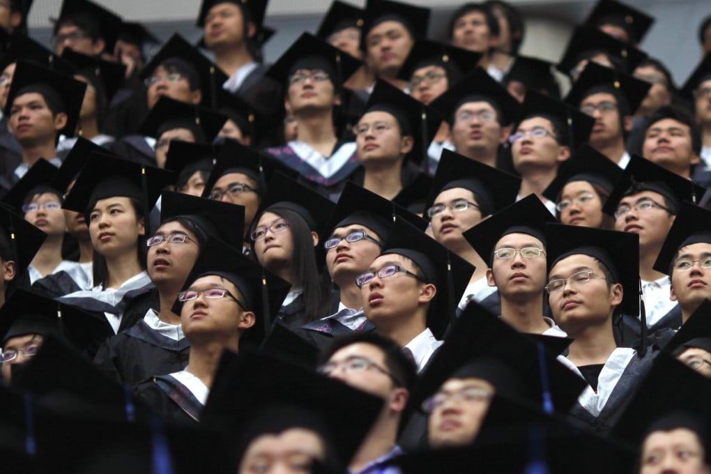 An estimated 8.3 million students will graduate from Chinese colleges and universities this year, an all-time high. Photo: Reuters