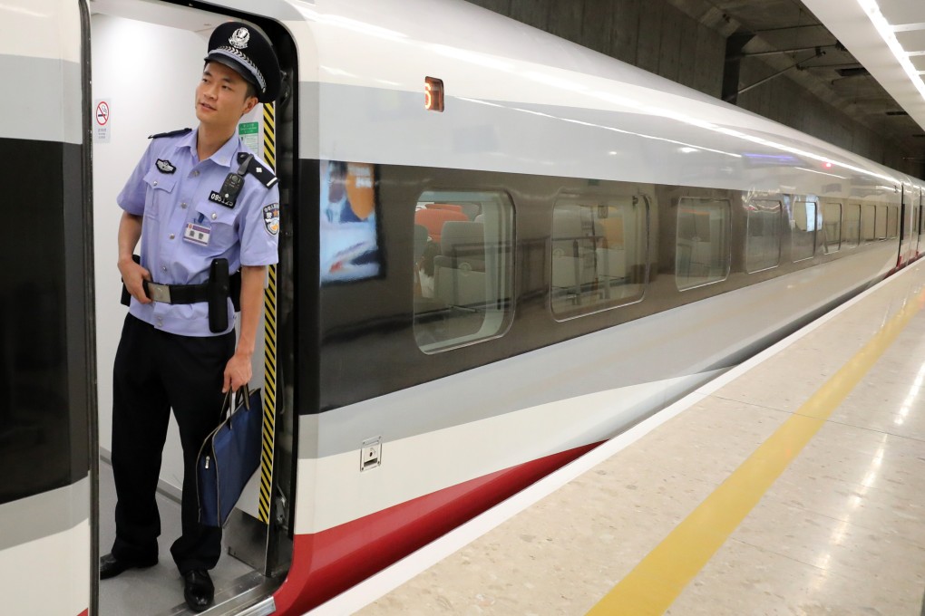 The co-location deal gives mainland law enforcers full jurisdiction within the designated port area inside the terminus. Photo: Felix Wong