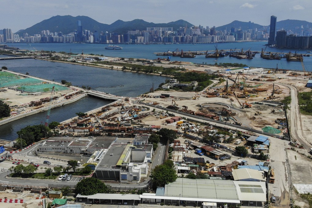 A view of the construction works at Kai Tak Sports Park in June last year. Photo: Roy Issa