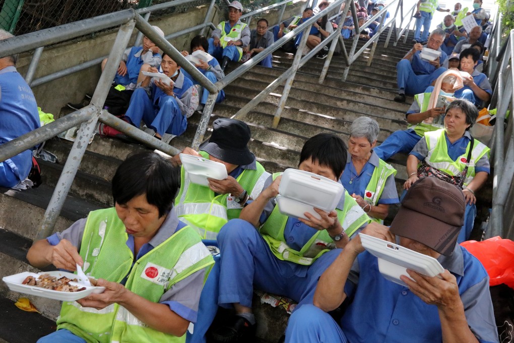 A study by Oxfam Hong Kong and Chinese University found that Hongkongers needed to earn at least HK$54.70 an hour to ensure a basic standard of living. Photo: Felix Wong