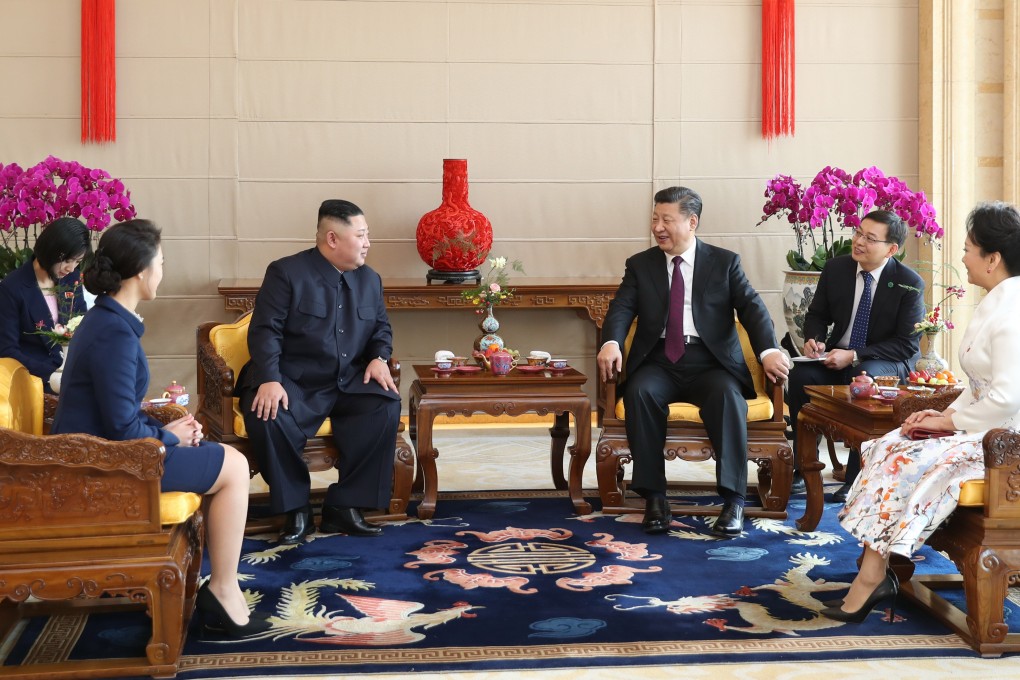 Chinese President Xi Jinping met North Korean leader Kim Jong-un in Beijing on Tuesday. Photo: Xinhua