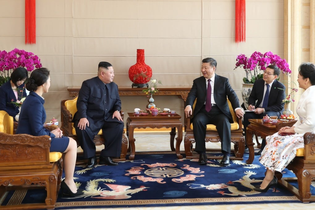 Chinese President Xi Jinping met North Korean leader Kim Jong-un in Beijing on Tuesday. Photo: Xinhua