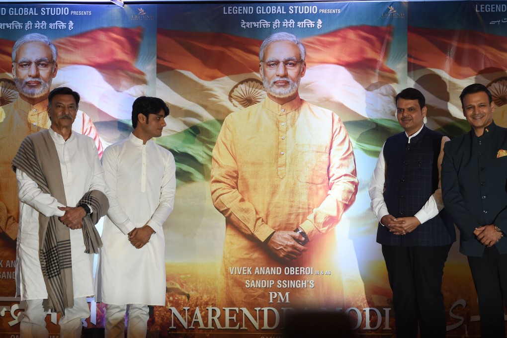 The cast of the upcoming Bollywood film PM Narendra Modi. Photo: AFP