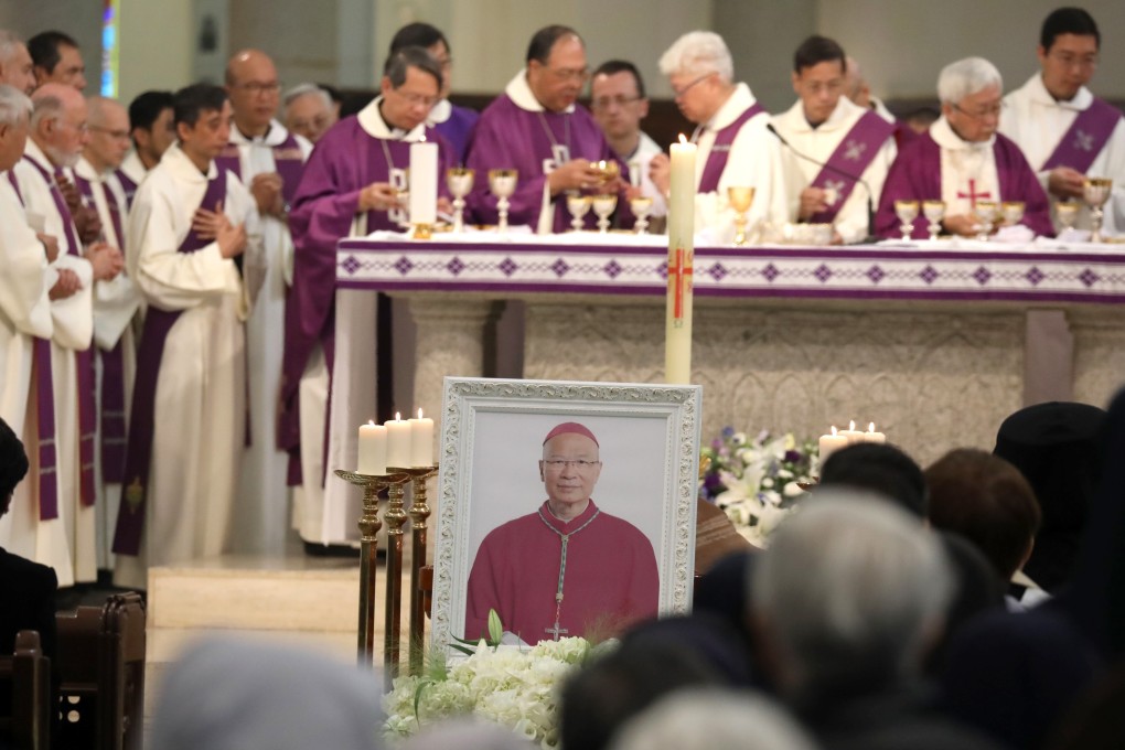 The funeral mass for Bishop Michael Yeung was held at the Cathedral of the Immaculate Conception. Photo: Dickson Lee