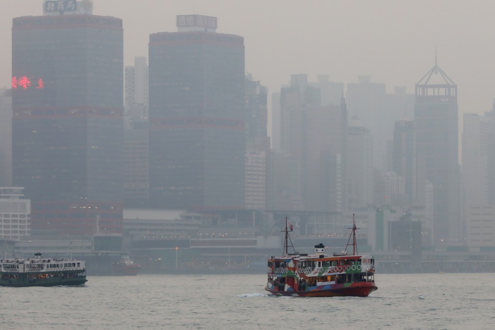 Concentrations of key air pollutants in Hong Kong have declined by about 30 per cent over the past five years, the government says. Photo: Sam Tsang
