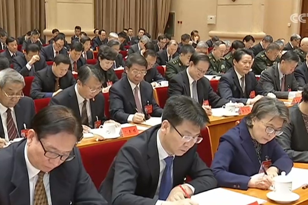 The Central Economic Work Conference in Beijing last month. Photo: CCTV