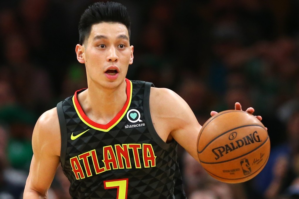 Jeremy Lin of the Atlanta Hawks dribbles against the Boston Celtics. Photo: AFP