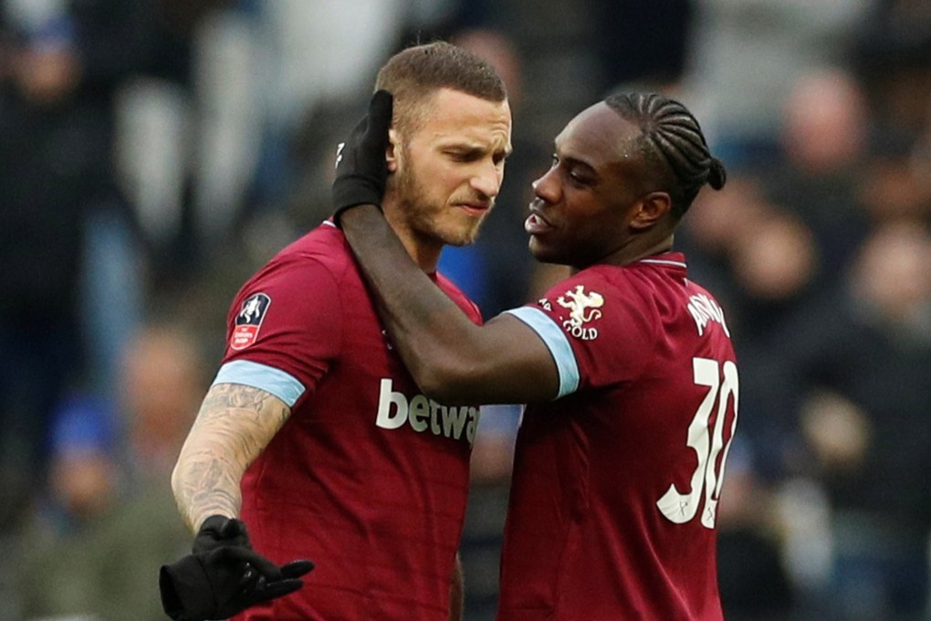 West Ham’s Marko Arnautovic is reported to be desperate to secure a move to China this January. Photo: Reuters