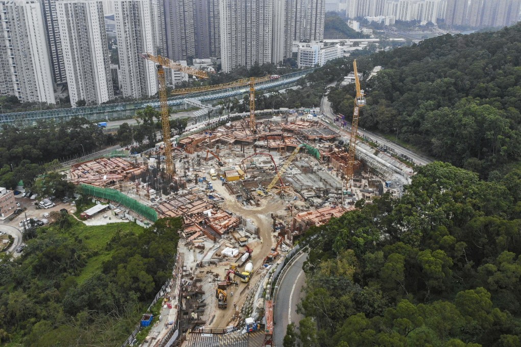China Overseas Land and Investment ‘s The Regent complex in Tai Po as of January 3, 2019. The project is expected to be completed by the end of January 2021. Photo: SCMP / Martin Chan